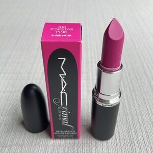 MAC Cosmetics macximal Satin Lipstick in 810 Popstar Pink sleek satin